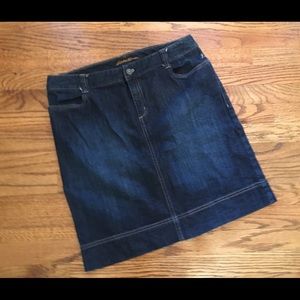 Eddie Bauer Jean mini skirt size 10
